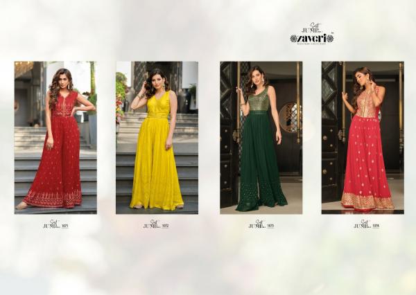 Zaveri Jumpsuit 1 Beautiful Women Wear Readymade Collection